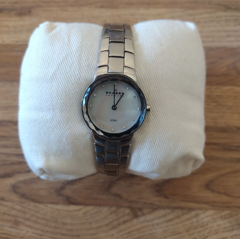 Women's Skagen MOP 28MM Model 431SSX Quartz Watch